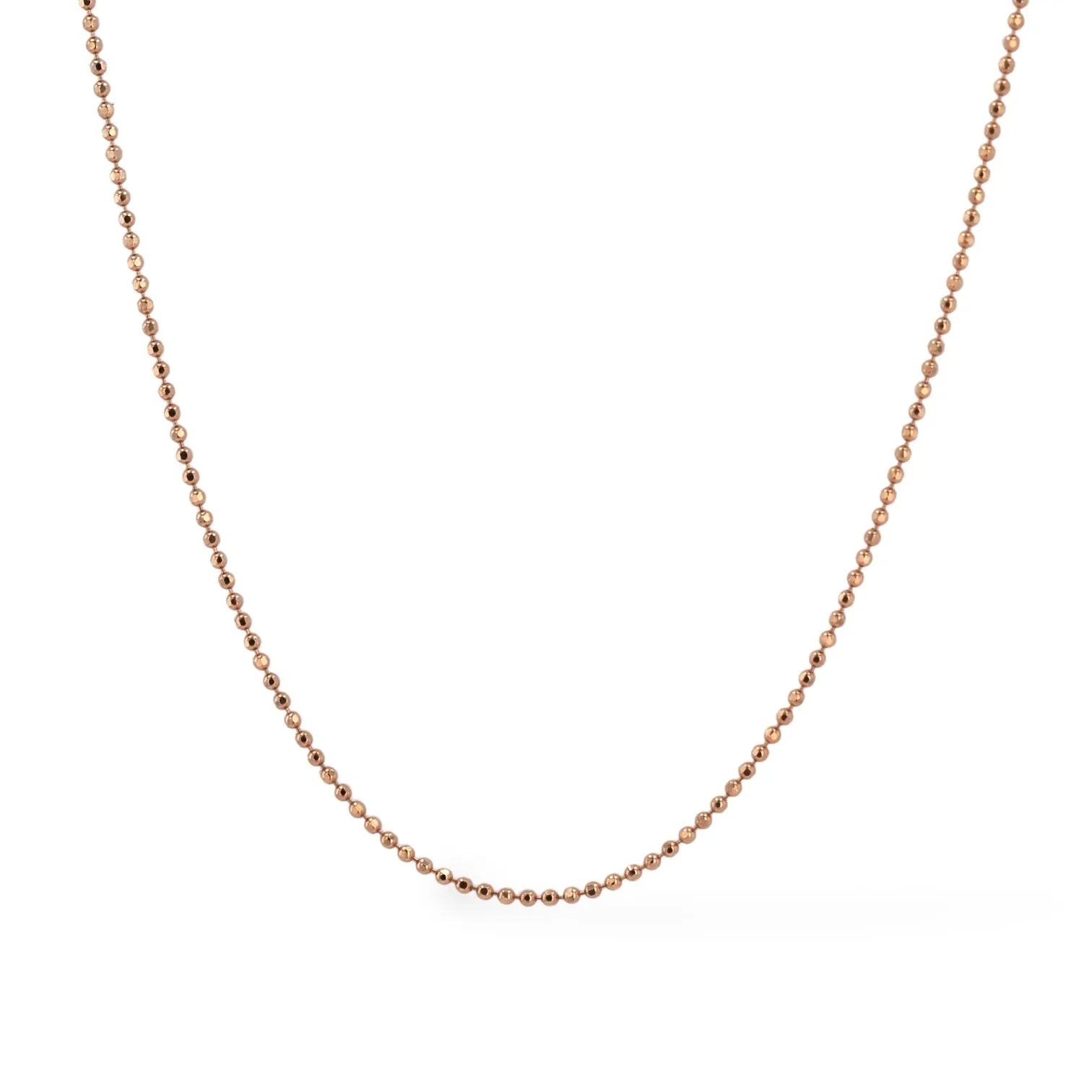 14k Rose gold military chain-225594