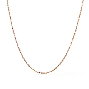 14k Rose gold military chain-225594