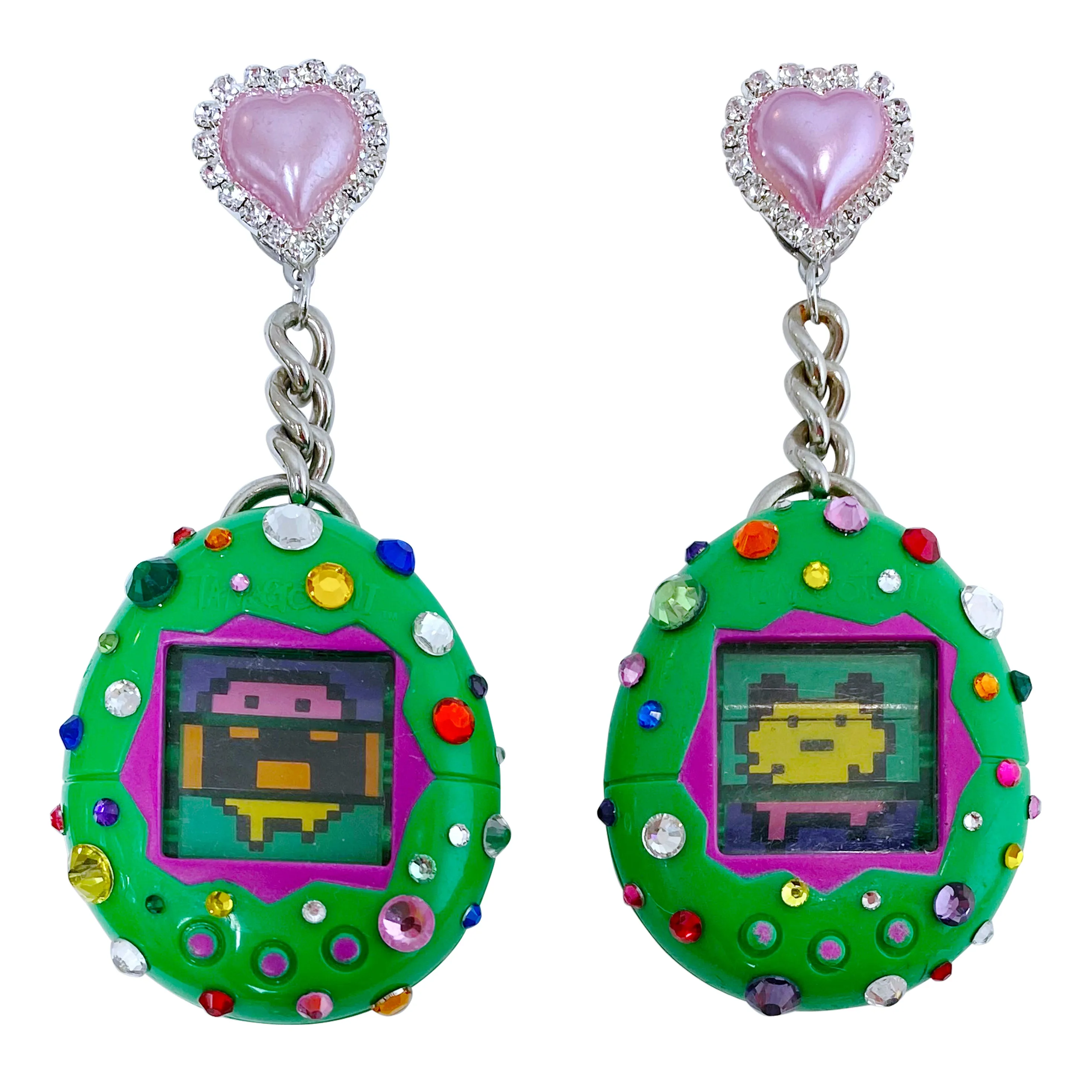 1997 Vintage Tamagotchi Charm Earrings