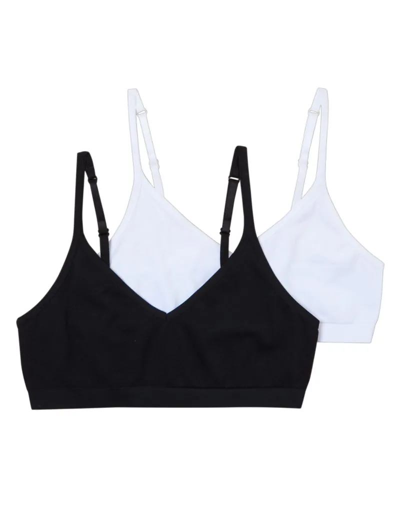 2pk Seamfree Cropped Tops (9-16 Yrs)