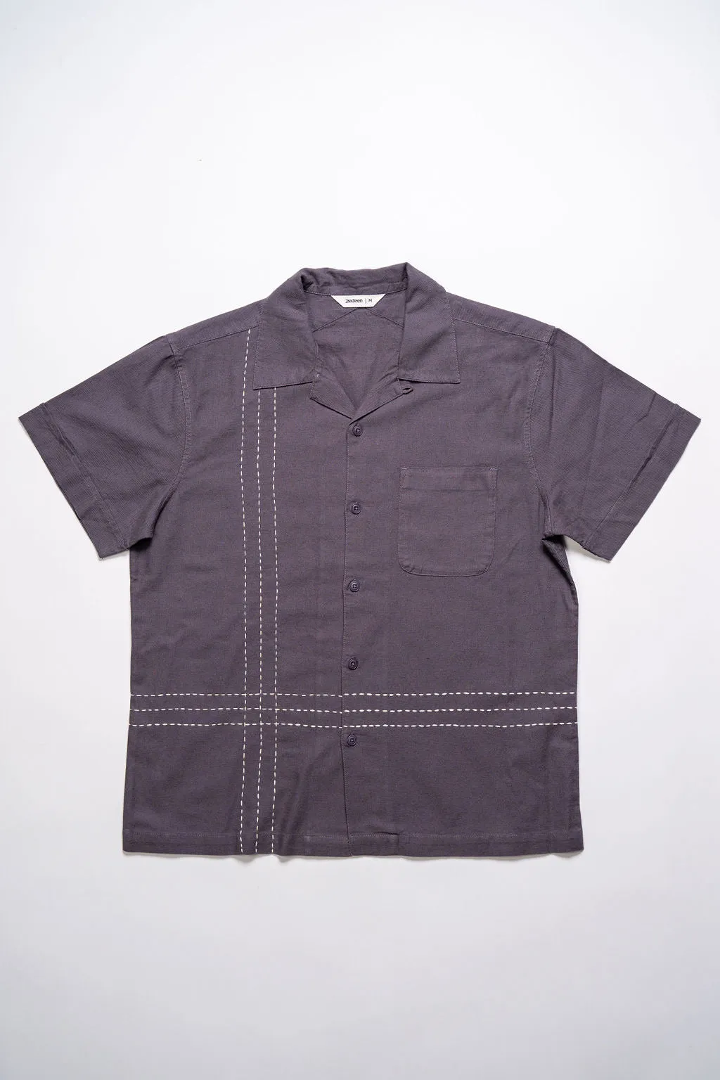 3sixteen Vacation Shirt - Plum Hand Stitch