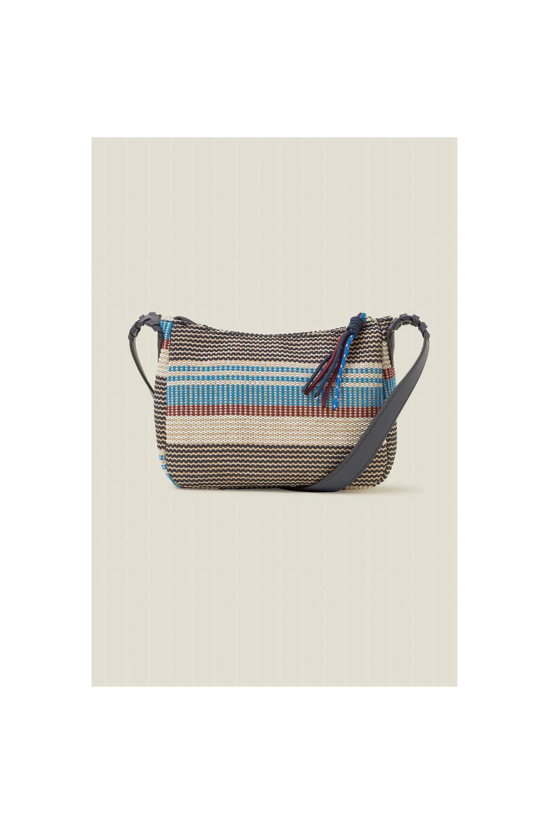 ACCESSORIZE Stripe Woven Cross-Body Bag Multicolor Women Clutches