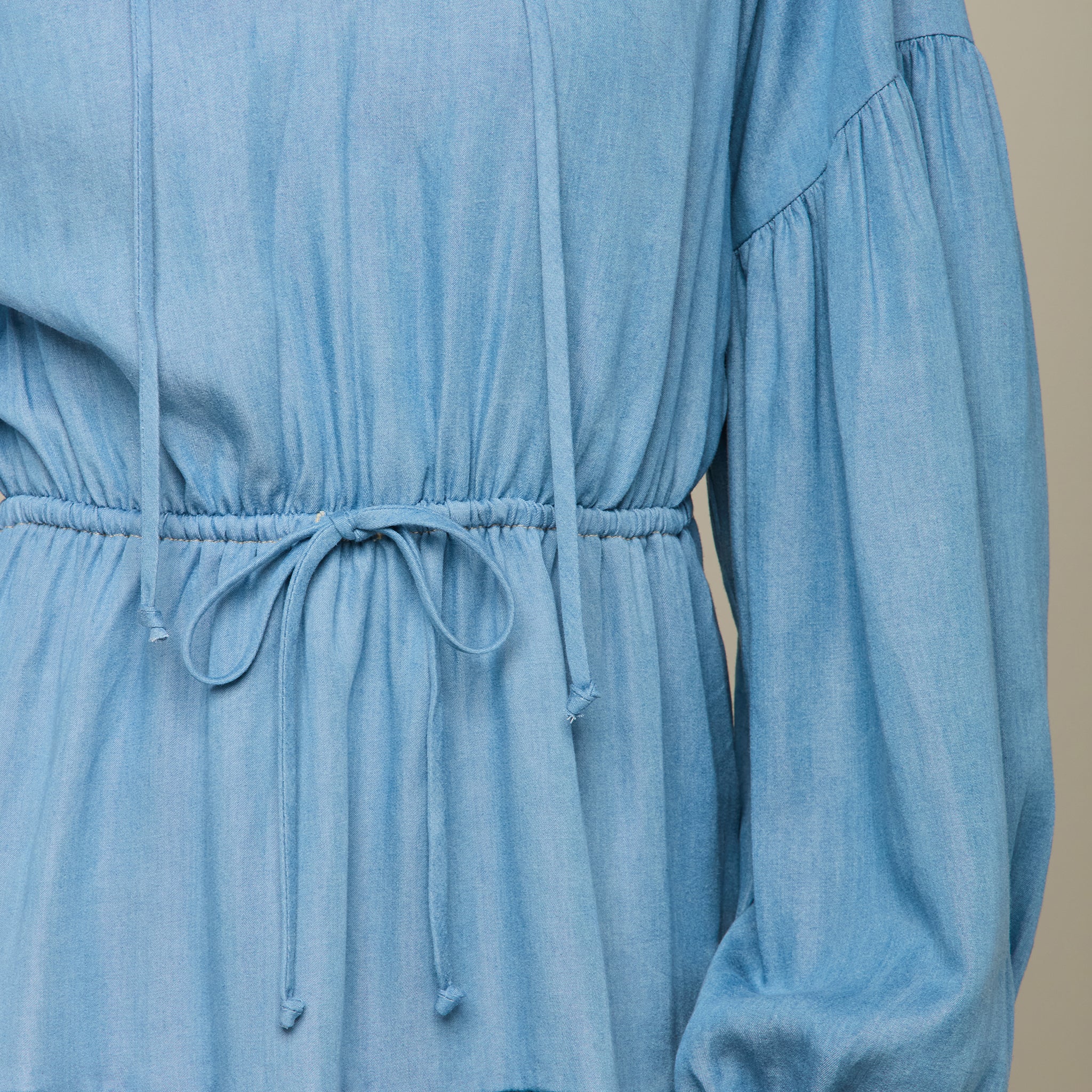 Alanna Long Sleeve Dress :: Chambray