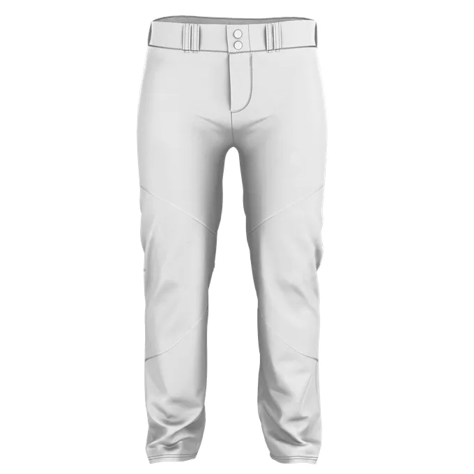 Alleson Adult Crush Open Bottom Baseball Pants with Piping: 655WLB