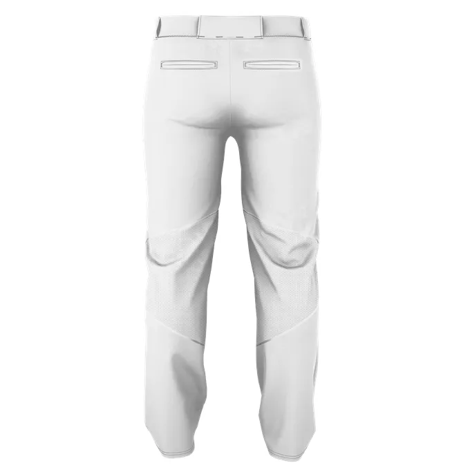 Alleson Adult Crush Open Bottom Baseball Pants with Piping: 655WLB