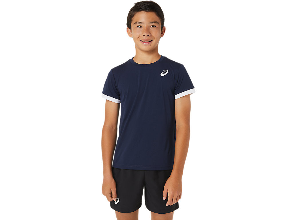 Asics Boys T-Shirt Tennis SS Top Jongens Blauw