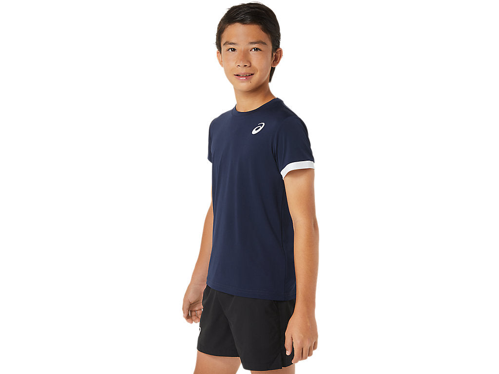 Asics Boys T-Shirt Tennis SS Top Jongens Blauw