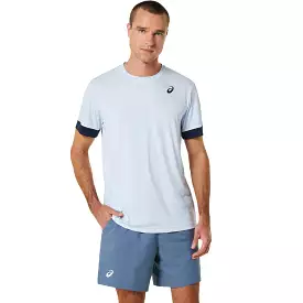 Asics T-Shirt Court SS Top Heren Lichtblauw