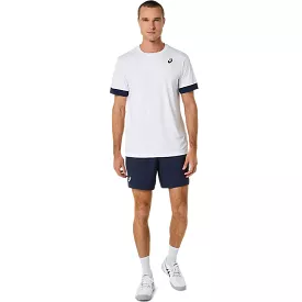 Asics T-Shirt Court SS Top Tennis Heren Wit