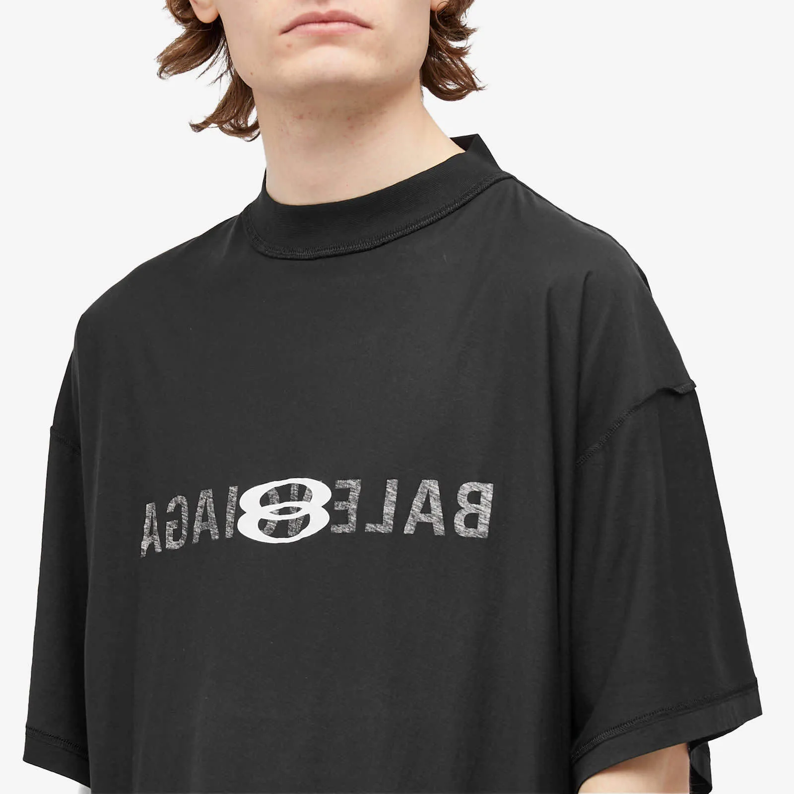 BALENCIAGA  |Street Style Logo Military Luxury T-Shirts