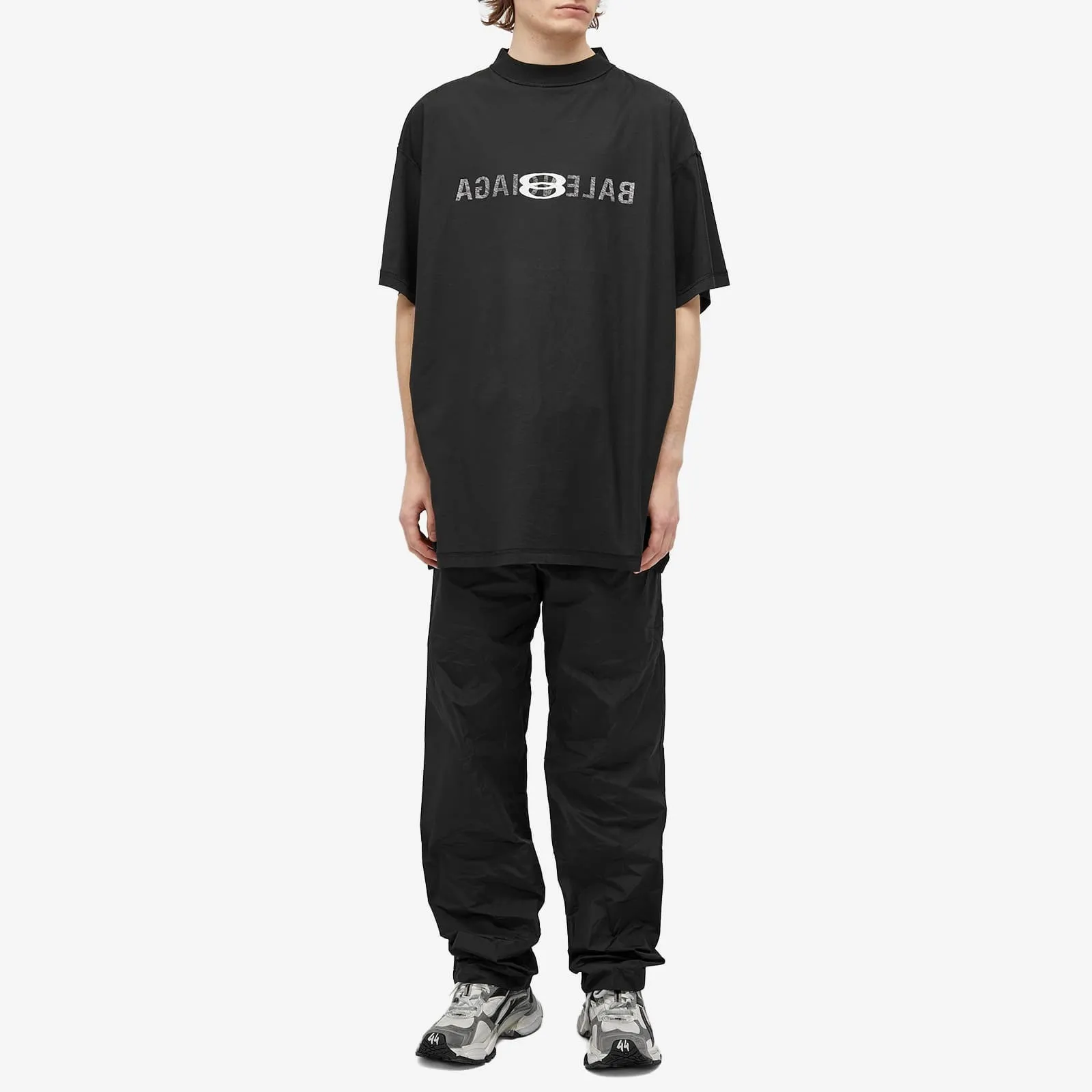 BALENCIAGA  |Street Style Logo Military Luxury T-Shirts