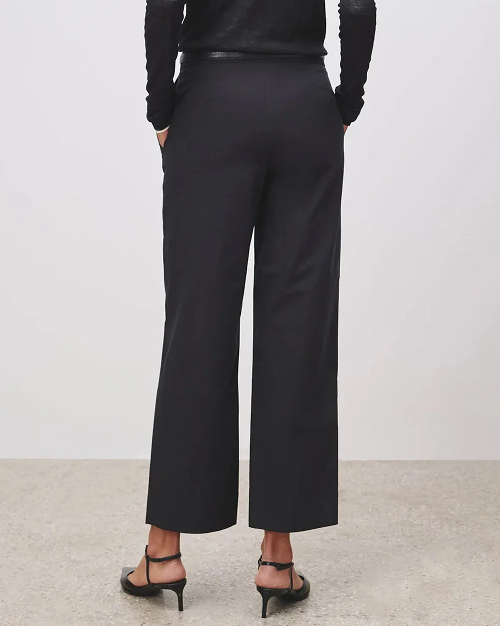 Black Nohan Straight Pant