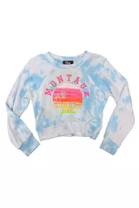 Blue Tie Dye Montauk Sweatshirt