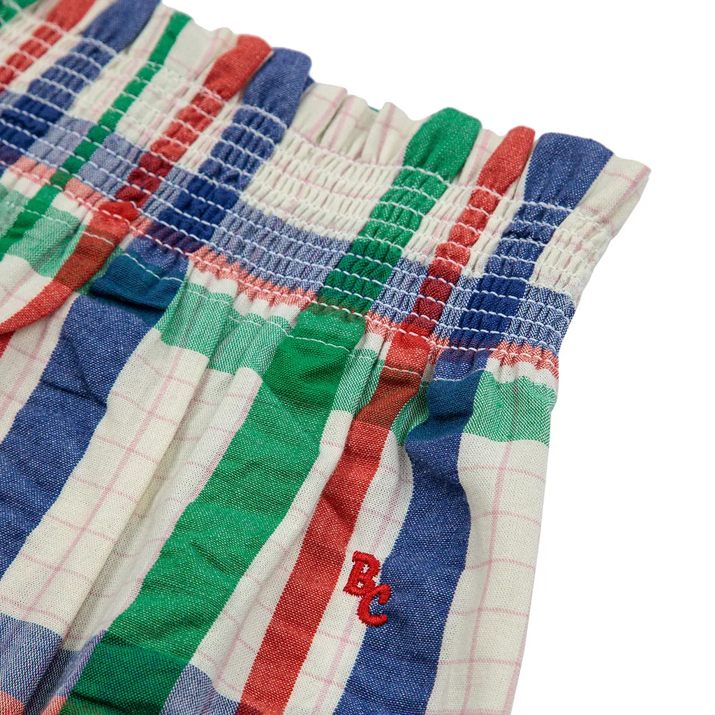 Bobo Choses Baby Woven Harem Pants Madras Checks Multicolour