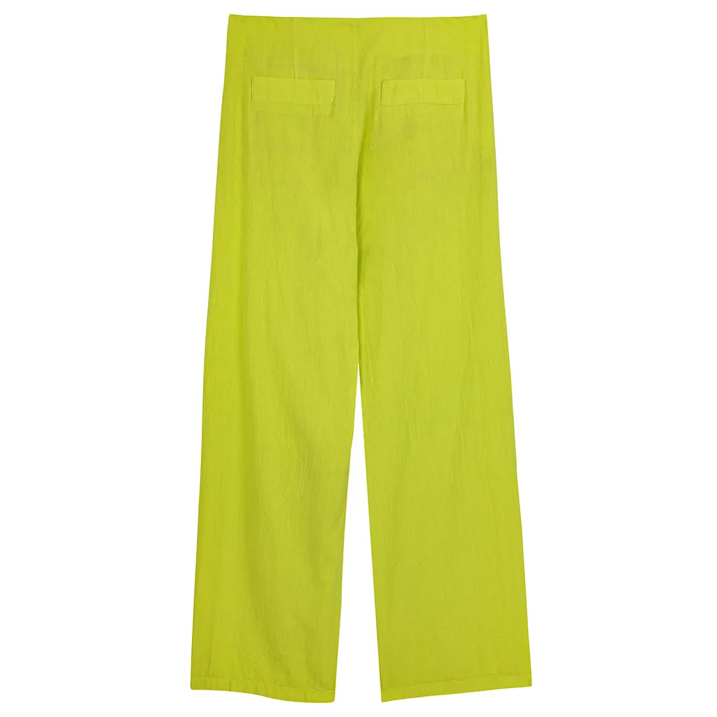 Bobo Choses Woman Pleated Culotte Pants Light Green