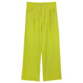 Bobo Choses Woman Pleated Culotte Pants Light Green