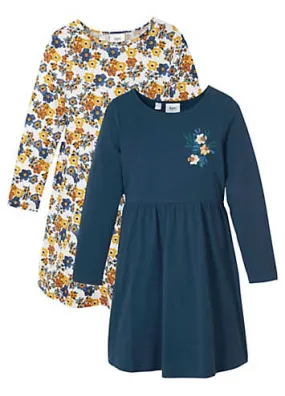 bonprix Kids Pack of 2 Jersey Dresses | Grattan