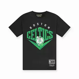 Boston Celtics Beveled Tee - Faded Black