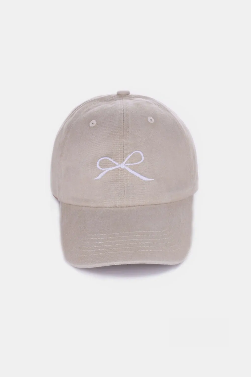 Bow Embroidered Baseball Caps