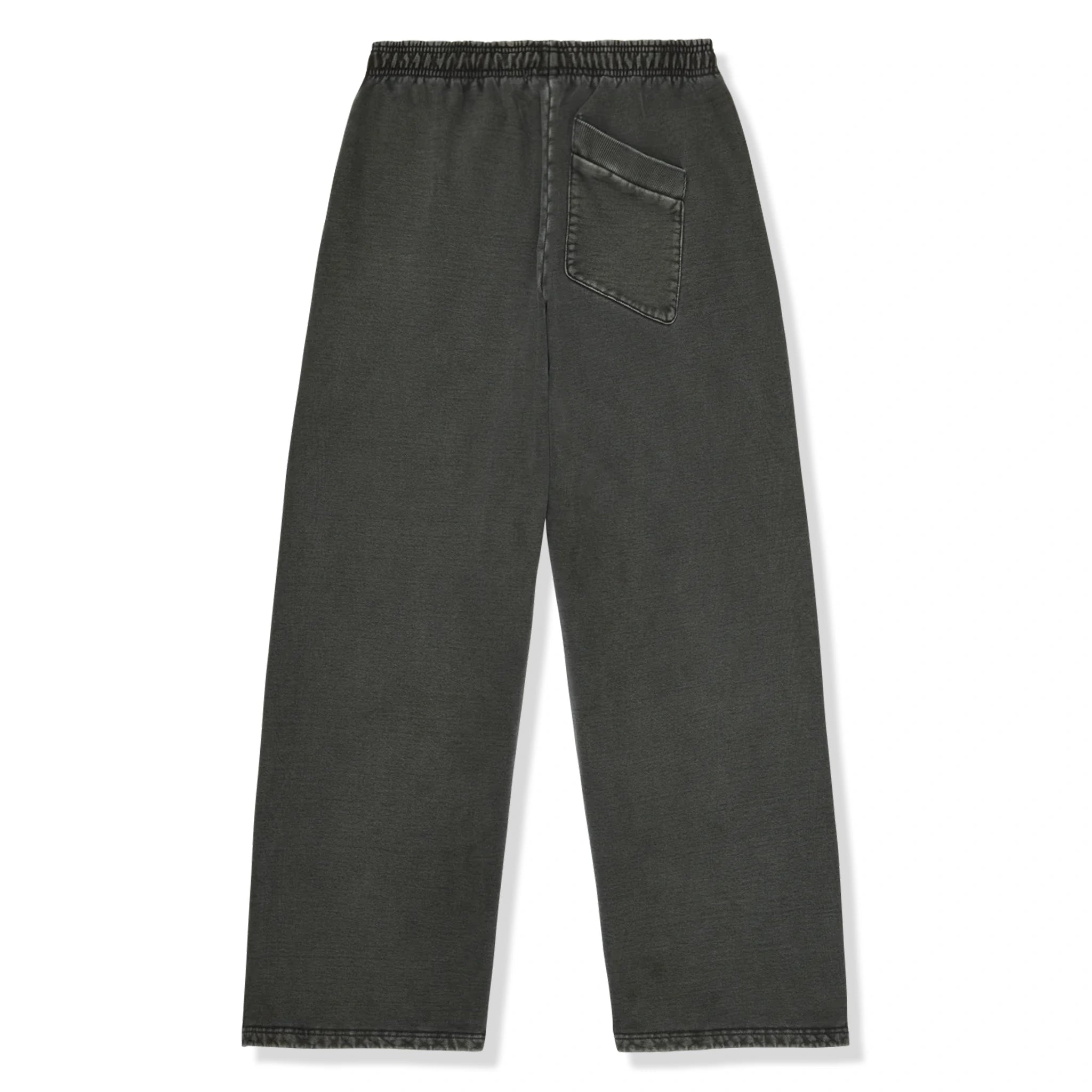 Broken Planet Basics Wide Leg Washed Soot Black Sweatpants