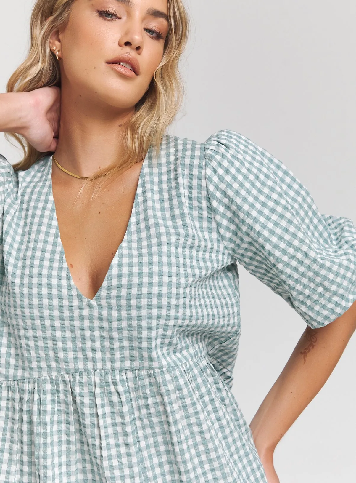 Buy SIMPLY BE Gingham Smock Dress 14 | Dresses | Tu