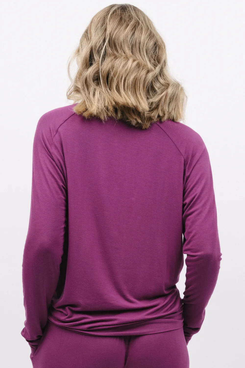 Carina Long Sleeve Slouch Jersey Top