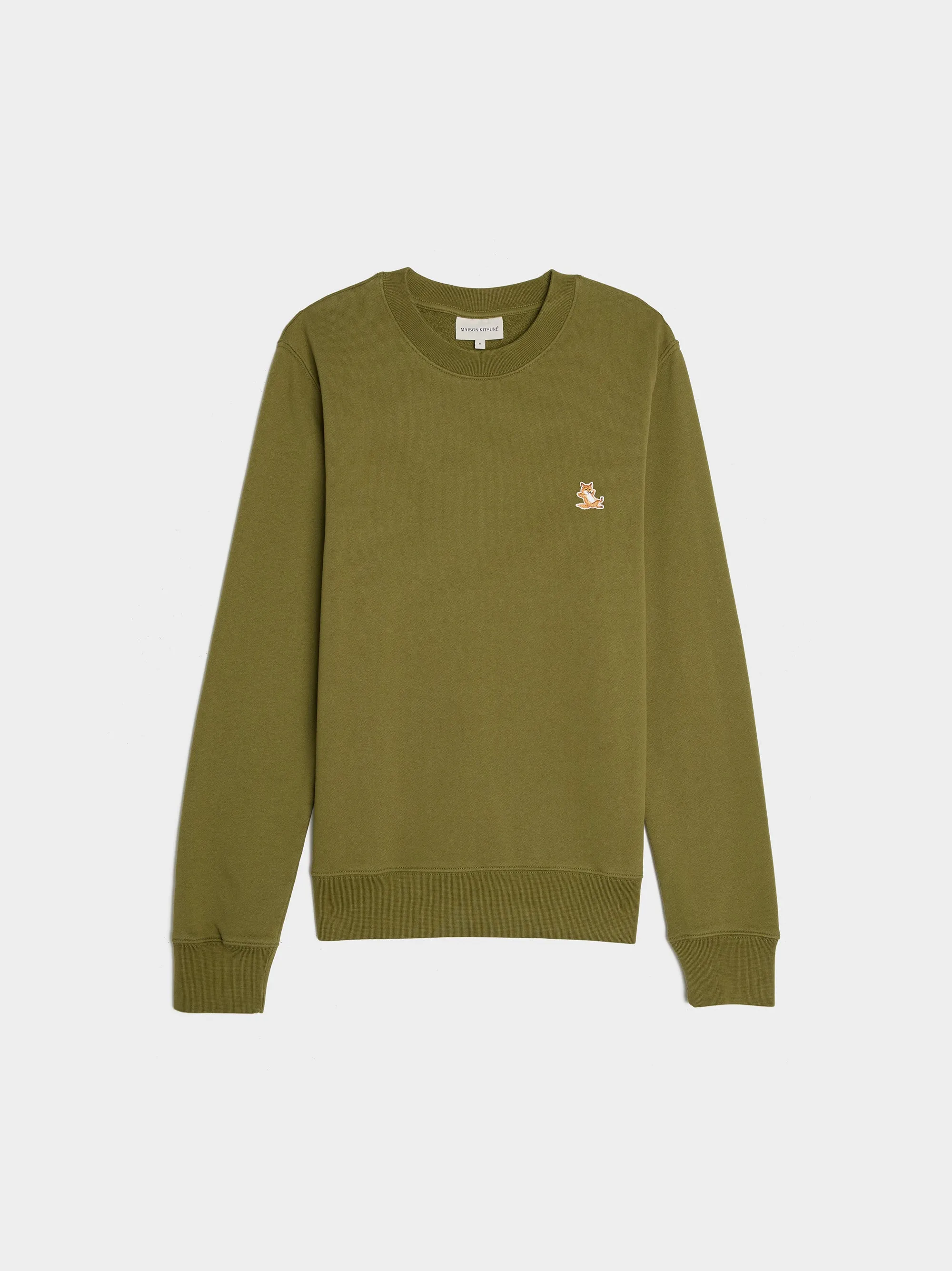 Chillax Patch Regular Sweatshirt, Military Green