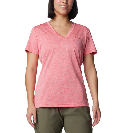 Columbia Hike™ SS V Neck - T-Shirt da Trekking Donna