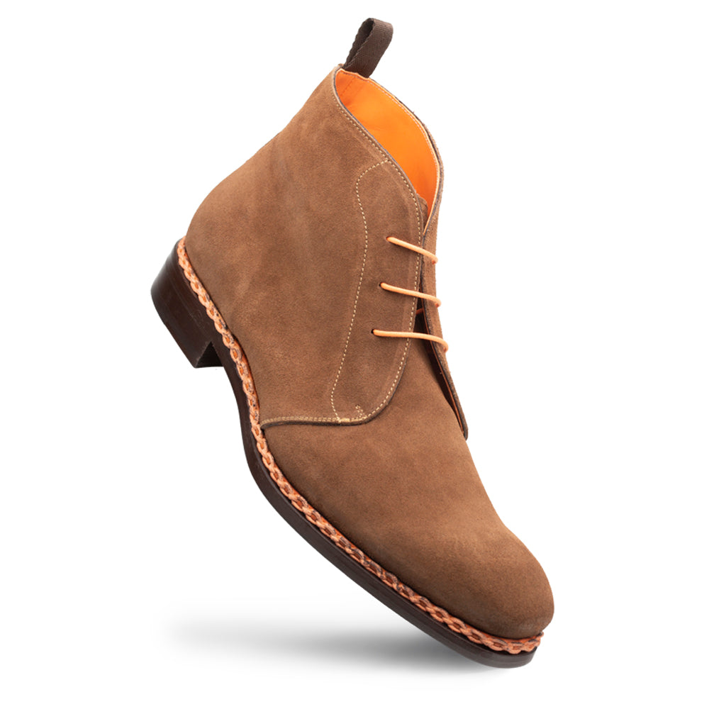 Contrast Suede Desert Boot