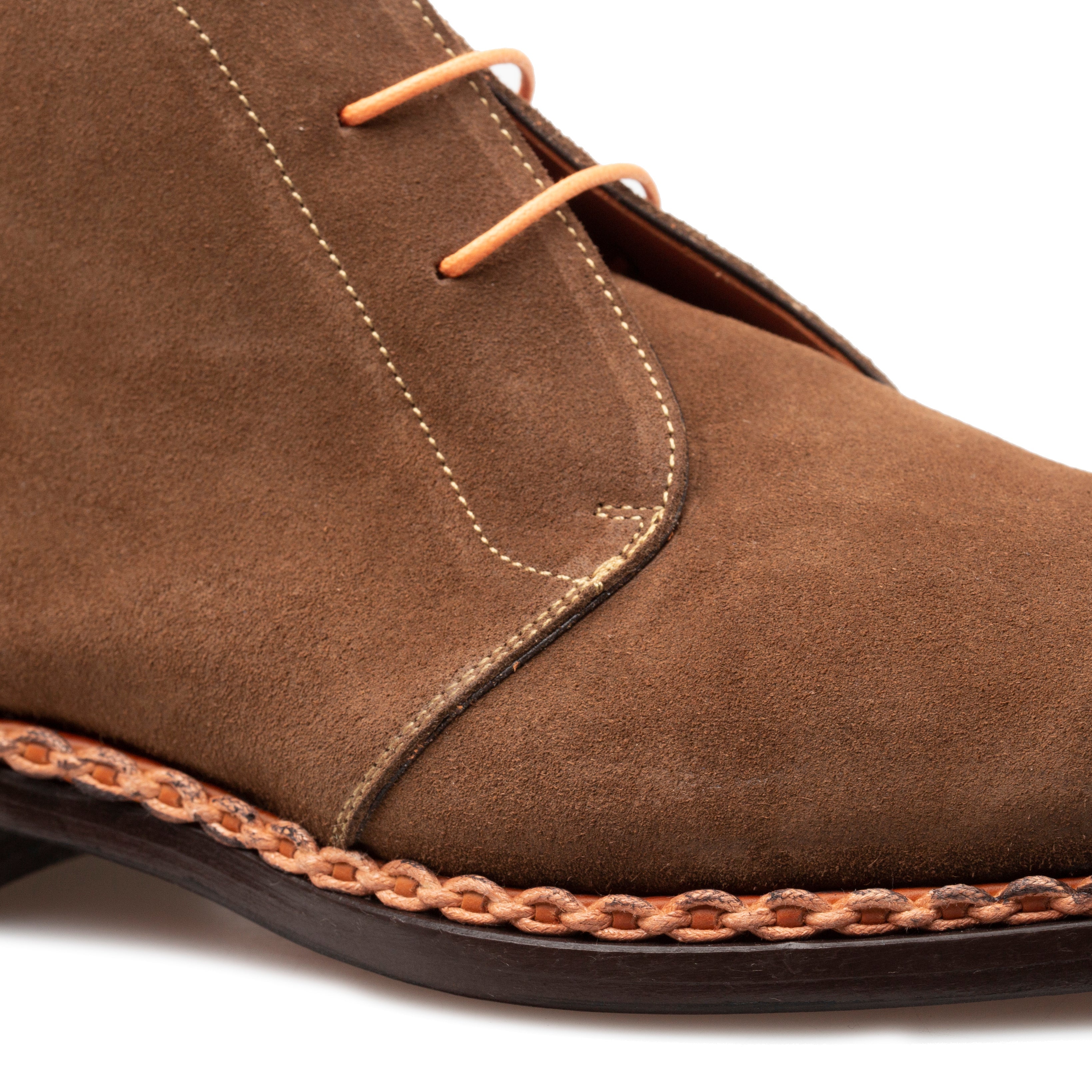 Contrast Suede Desert Boot