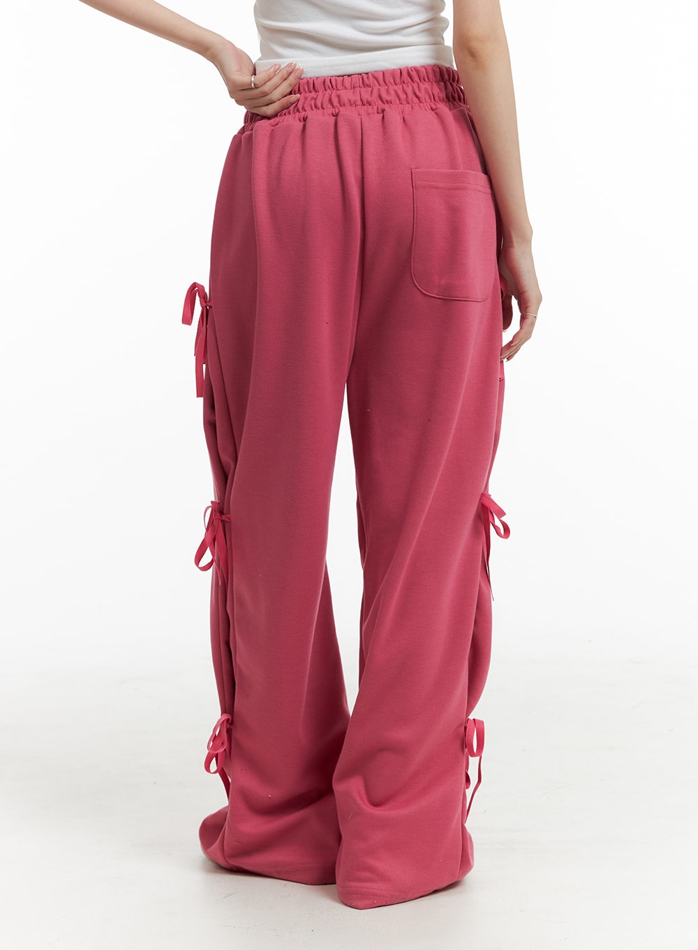 Cozy Ribbon Detail Sweatpants IF408