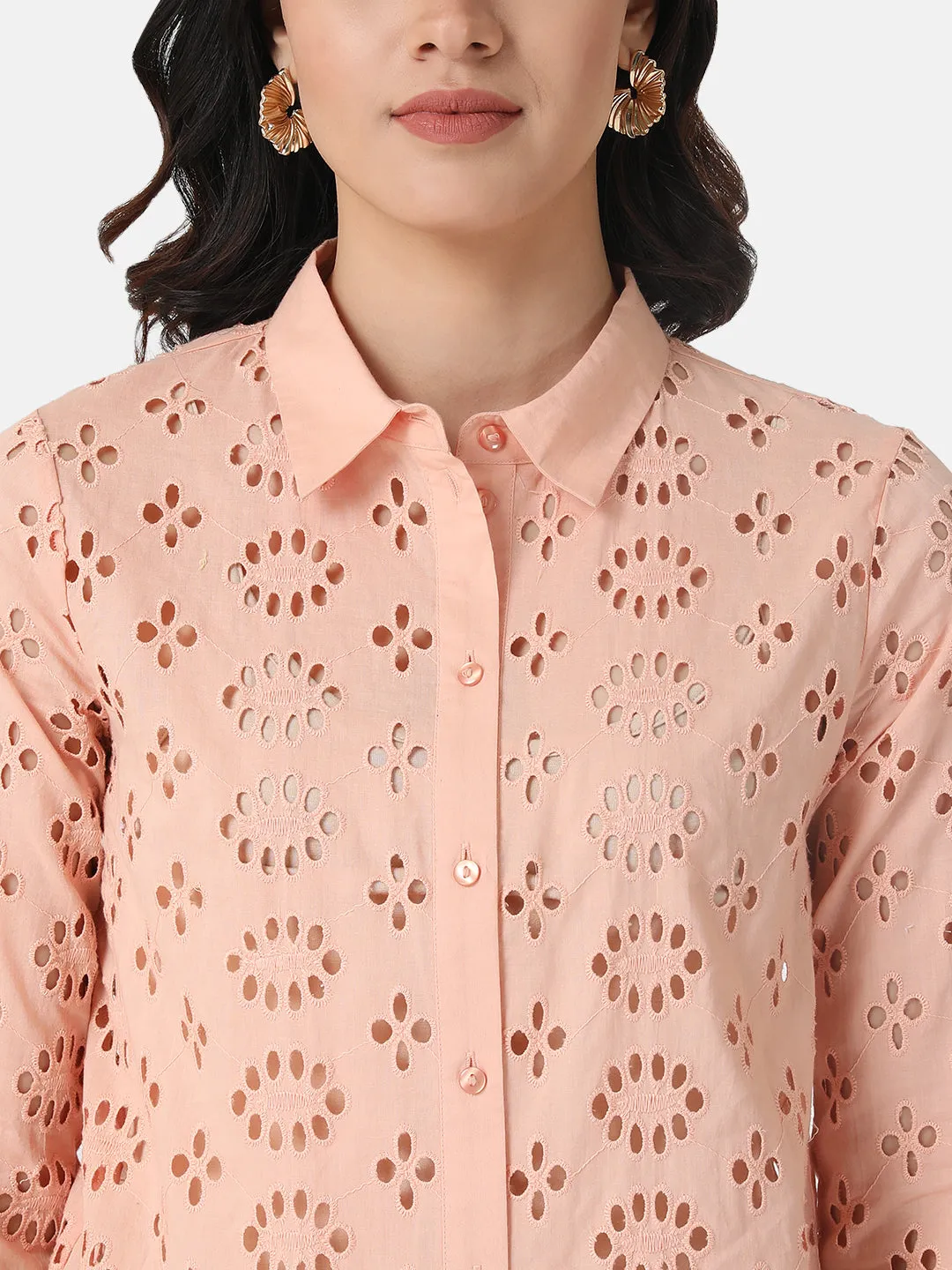 Cutwork Embroidered Shirt