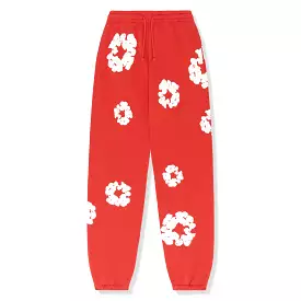 Denim Tears The Cotton Wreath Red Sweatpants