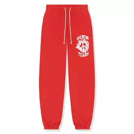 Denim Tears University Red Sweatpants