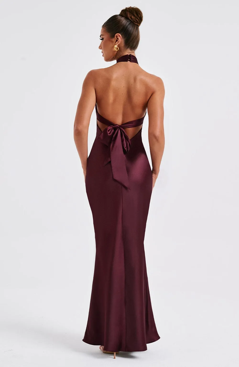 Dimitra Maxi Dress - Burgundy