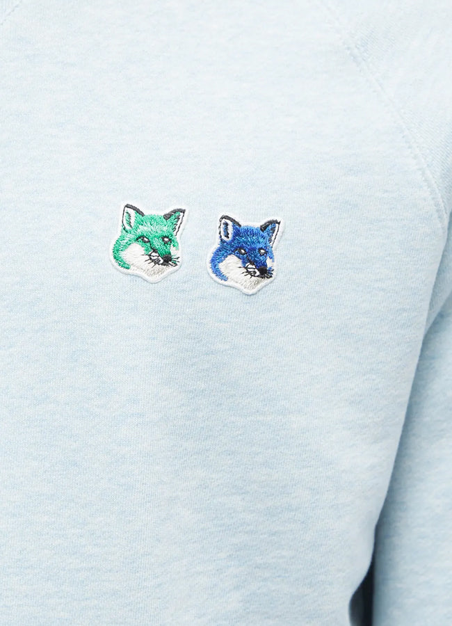 Double Monochrome Fox Head Classic Sweatshirt KM00303KM0001