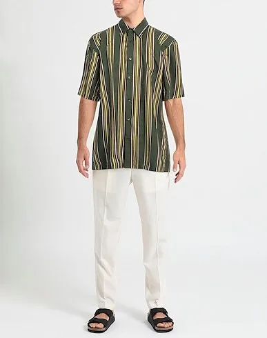 Dries Van Noten  |Stripes Unisex Street Style Cotton Short Sleeves Oversized