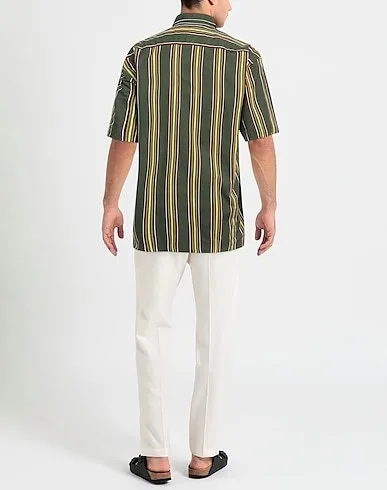 Dries Van Noten  |Stripes Unisex Street Style Cotton Short Sleeves Oversized