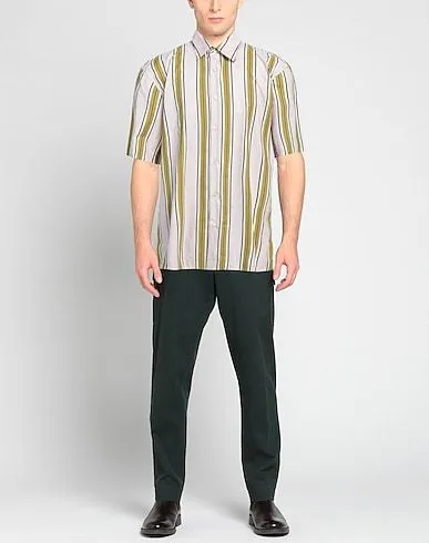 Dries Van Noten  |Stripes Unisex Street Style Cotton Short Sleeves Oversized