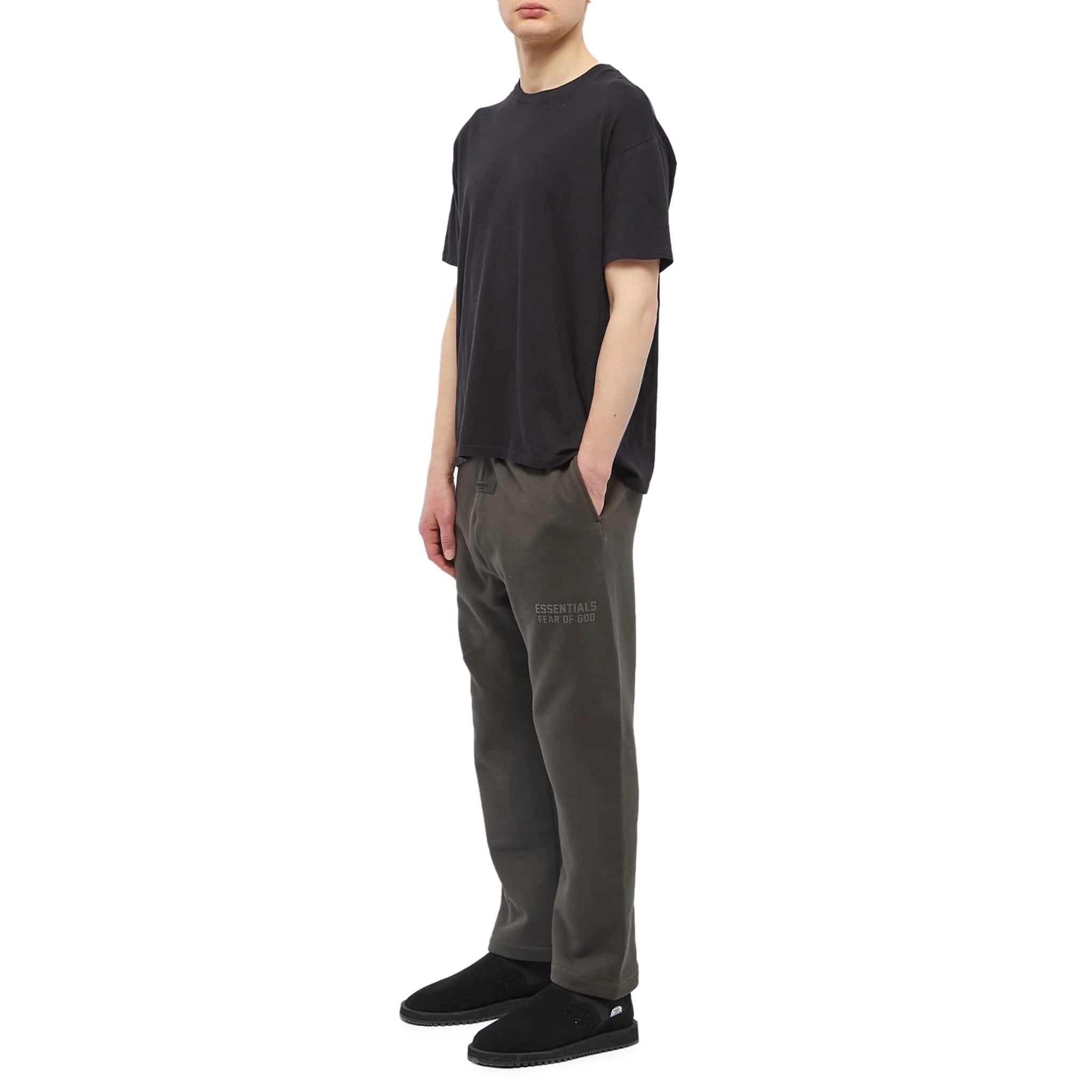 Fear Of God Essentials Relaxed Off Black Sweatpants