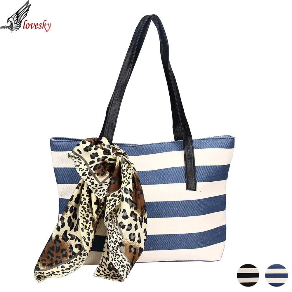 Forward , Big Canvas Striped Plaid Ladies Hbags Shoulder Bags Clutches Women Bag