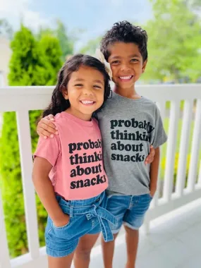 Kids- Thinking About Snacks Graphic Tee