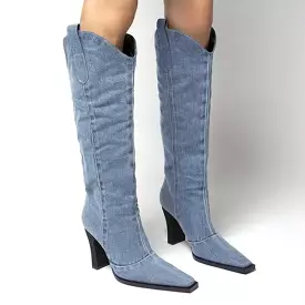 Knee High Western Cowboy Boots