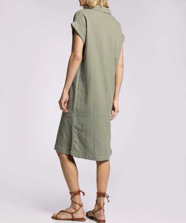 Laira Dress - Dried Sage