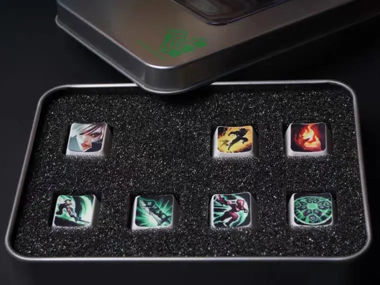 league of legends hero spells customize key caps