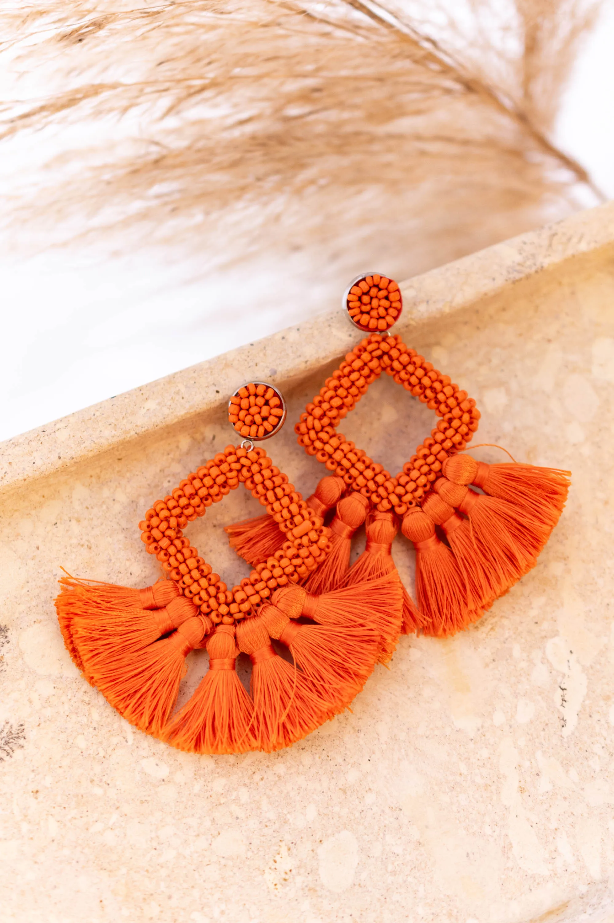 Local Favorite Earrings, Orange