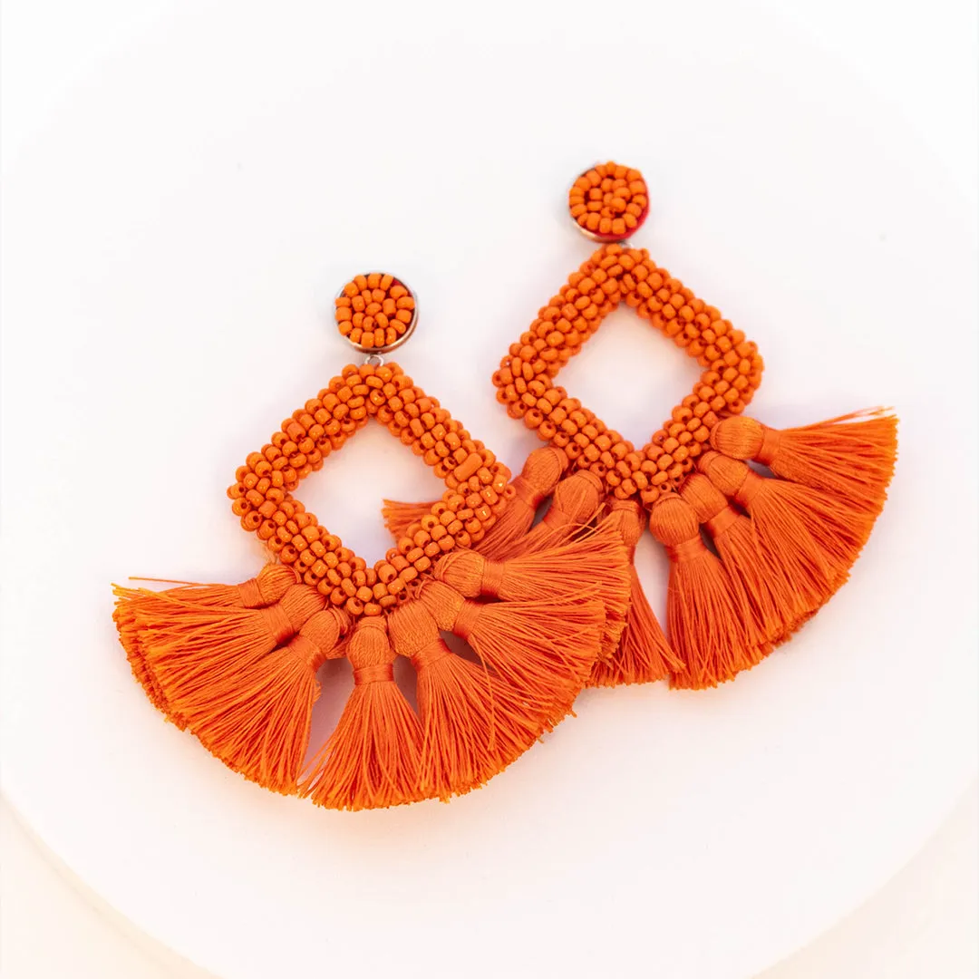 Local Favorite Earrings, Orange