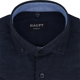 L/S linen shirt   Haupt 8002