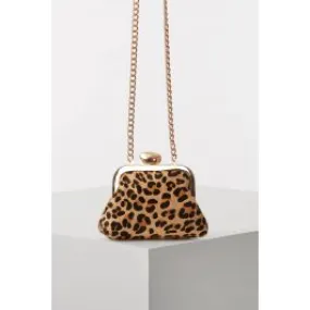 Luella Grey Eliza Leopard Women Clutches