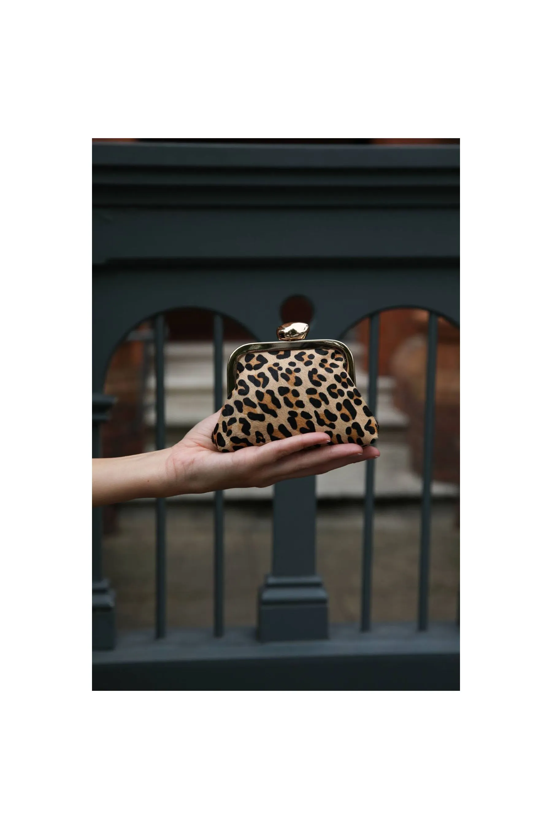 Luella Grey Eliza Leopard Women Clutches